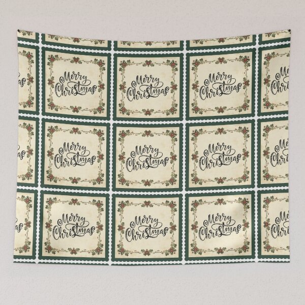 Item preview, Vintage Holly Berry Christmas Stamp Frame designed and sold by danaJG.