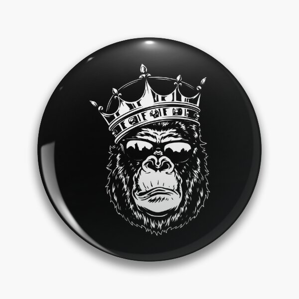 Item preview, Gorilla Wearing Crown Headphones Sunglasses designed and sold by theandroidvivz.