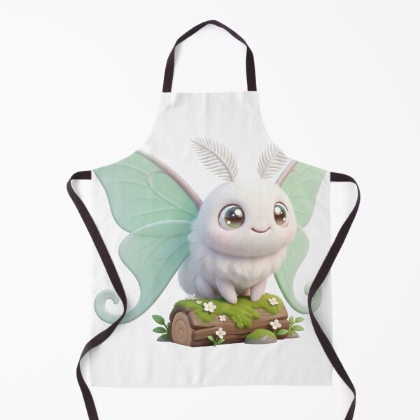 Item preview, Cute Fluffy Luna Moth designed and sold by Thanat Pattern Studio.