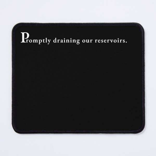 Item preview, Copy of Promptly draining our reservoirs - Vintage Editorial Tech Tee designed and sold by PhraseCreatives.