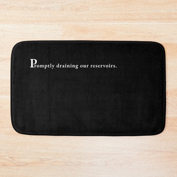 Item preview, Copy of Promptly draining our reservoirs - Vintage Editorial Tech Tee designed and sold by PhraseCreatives.