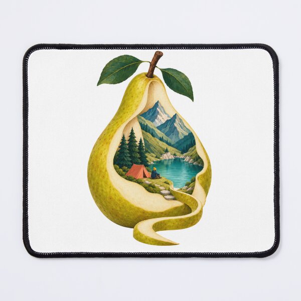 Item preview, Hidden Mountain Campsite Inside a Pear designed and sold by LuxChu.