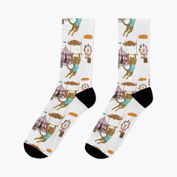 Item preview, Lena Leopard Trapeze Artist: Vintage Circus Animal Parody designed and sold by MissTerryWoman.