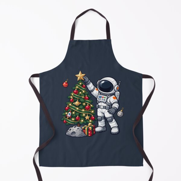 Item preview, Christmas Astronaut Decorating a Moon Tree designed and sold by BROHLine Studio.