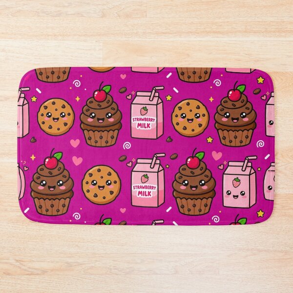 Item preview, Chocolate Cupcake Cookie Milk Kawaii Pattern designed and sold by LenNo9881.