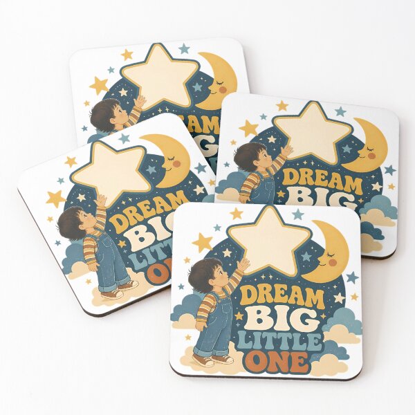 Item preview, Dream Big Little One Retro Art designed and sold by Artisan-Vault.