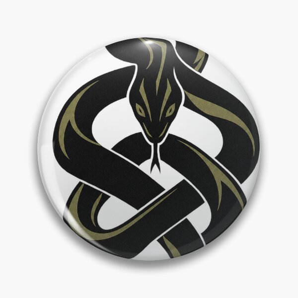 Item preview, Twisted Serpent Emblem – Modern Blackwork Snake Tattoo designed and sold by rigelcreation.