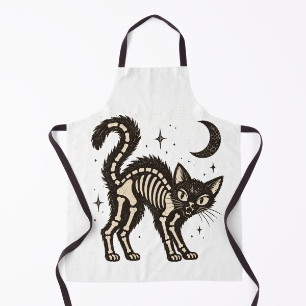 Item preview, Arched Back Skeleton Cat designed and sold by Blink Art Studio.