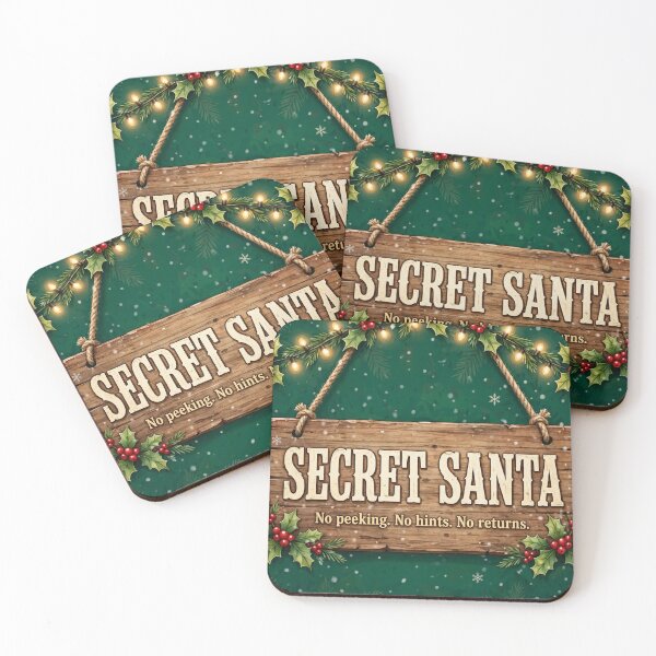 Item preview, Secret Santa Christmas sign designed and sold by Stevercortinas.