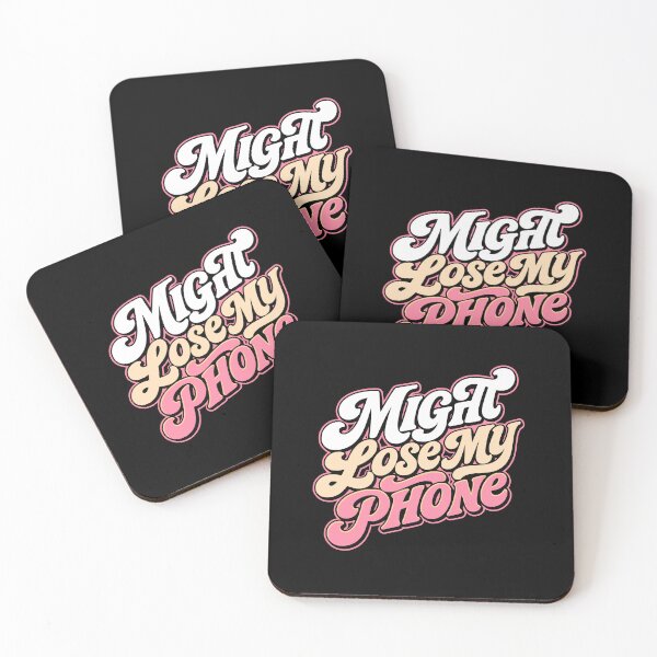 Item preview, Retro Might Lose My Phone Groovy Quote designed and sold by AnAzArt.