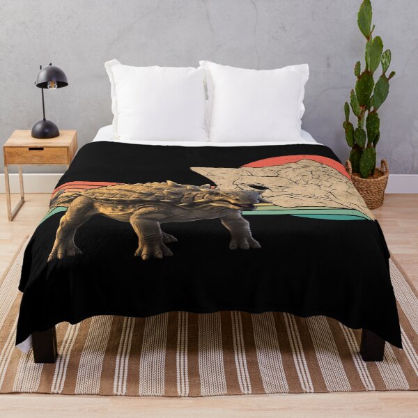 Item preview, Ankylosaurus illustration and fossil skull designed and sold by NicGrayGraphic.