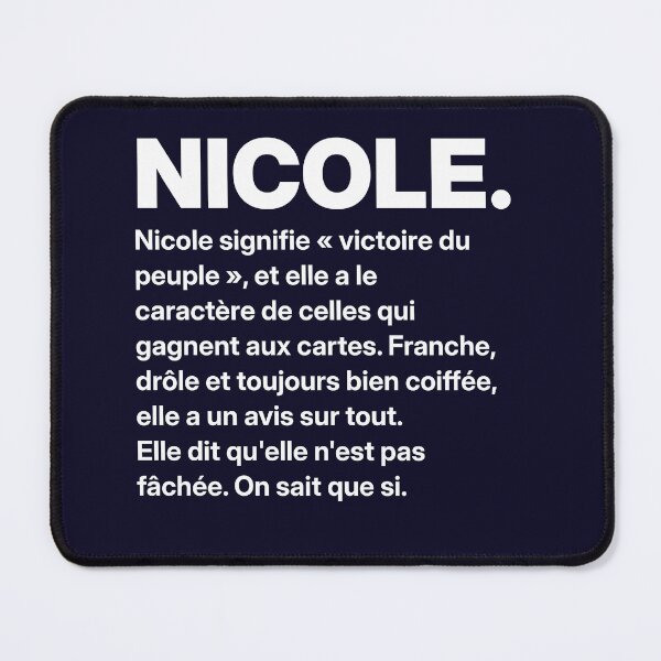 Item preview, Nicole - Vintage Humorous Name Gift for Women designed and sold by Jayteezy.