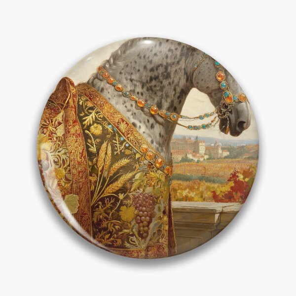 Item preview, Renaissance Terrace Grape Harvest Horse designed and sold by KAMOCHI Art.