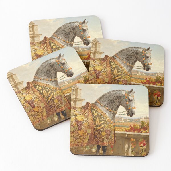 Item preview, Renaissance Terrace Grape Harvest Horse designed and sold by KAMOCHI Art.