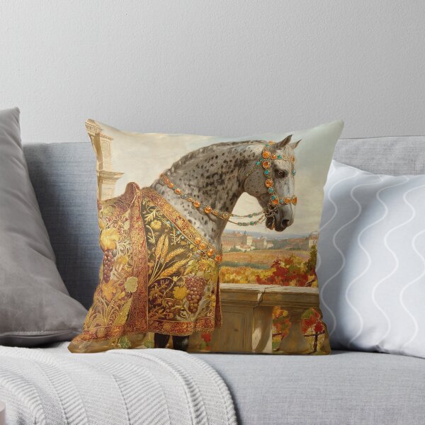 Item preview, Renaissance Terrace Grape Harvest Horse designed and sold by KAMOCHI Art.