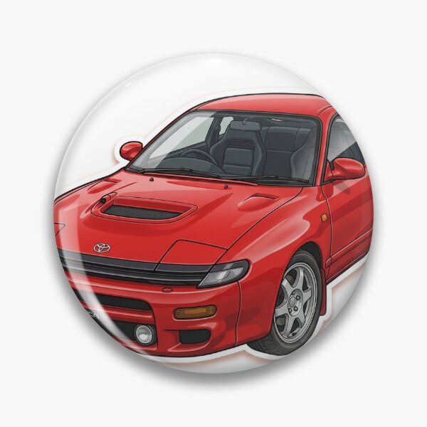 Item preview, 1990 Super Red Toyota Celica GT-Four ST185 JDM Rally Sticker designed and sold by Fixnovaguide.