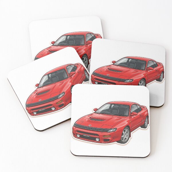 Item preview, 1990 Super Red Toyota Celica GT-Four ST185 JDM Rally Sticker designed and sold by Fixnovaguide.