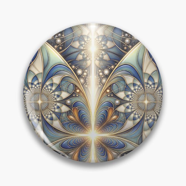 Item preview, Art Deco Celestial Fractal Wings Tapestry designed and sold by Frackxion.