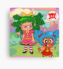 Gertrude n Happy Canvas Print