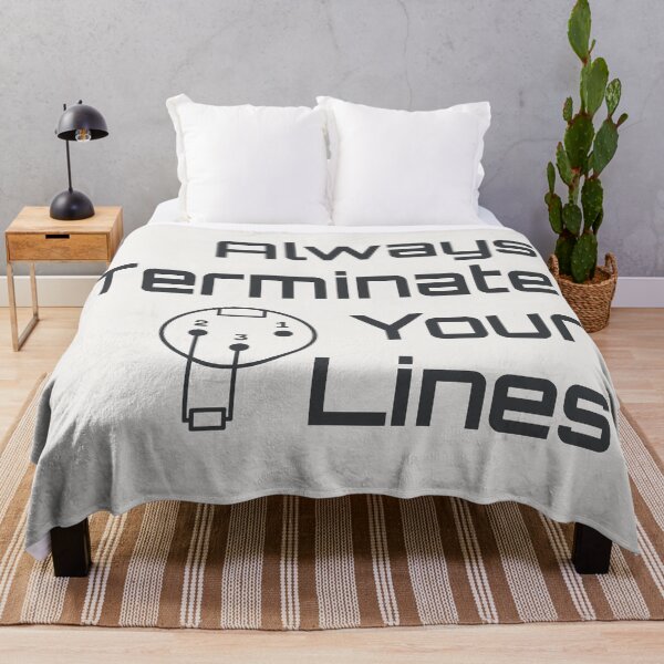Item preview, Always Terminate Your Lines DMX 3-Pin Lighting Tech Humor designed and sold by drTerrens.