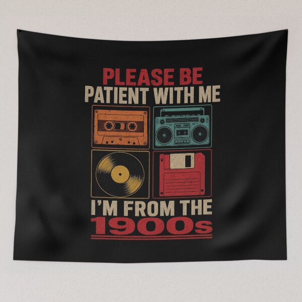 Item preview, Please Be Patient With Me Im From The 1900s Funny Retro Tech designed and sold by ZephyrCove.