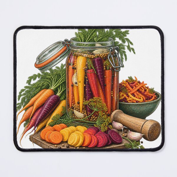 Item preview, Fermented Carrot Color Spectrum – Fermentation Illustration designed and sold by Xnuery.