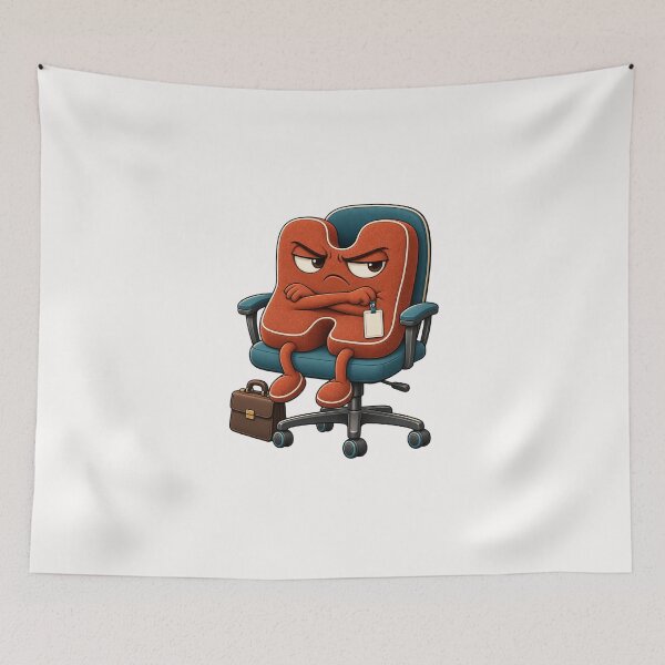 Item preview, Sarcastic Office Gift — Grumpy Seat Cushion Coworker designed and sold by UrbanCanvvas.