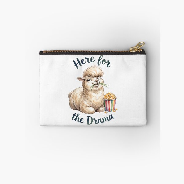 Item preview, Funny Here For The Drama Alpaca Watercolor Art designed and sold by Digitalphoto4u.