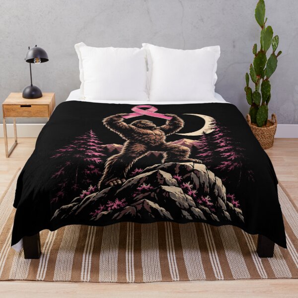 Item preview, Bigfoot Breast Cancer Awareness Supporter designed and sold by FolkGraphics.