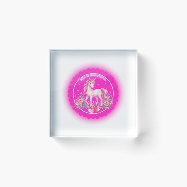 Item preview, Gay is Beautiful Pink Unicorn designed and sold by Witch Joseph.