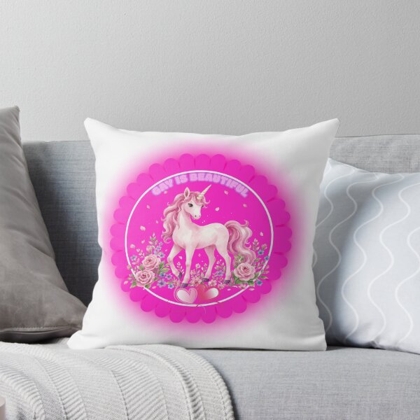 Item preview, Gay is Beautiful Pink Unicorn designed and sold by Witch Joseph.