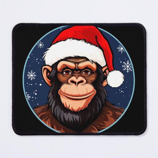 Item preview, Monkey Christmas / X-Mas Chimpanzee designed and sold by Soulskier.