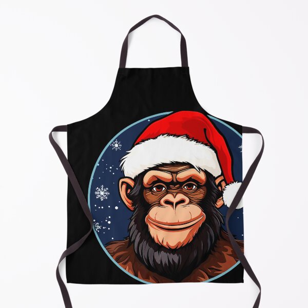 Item preview, Monkey Christmas / X-Mas Chimpanzee designed and sold by Soulskier.