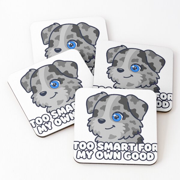Item preview, Funny Australian Shepherd Shirt, Too Smart For My Own Good, Aussie Lover Gift, Australian Shepherd Owner Tee, Aussie Mom Gift, Aussie Mug designed and sold by PawshPetCo.