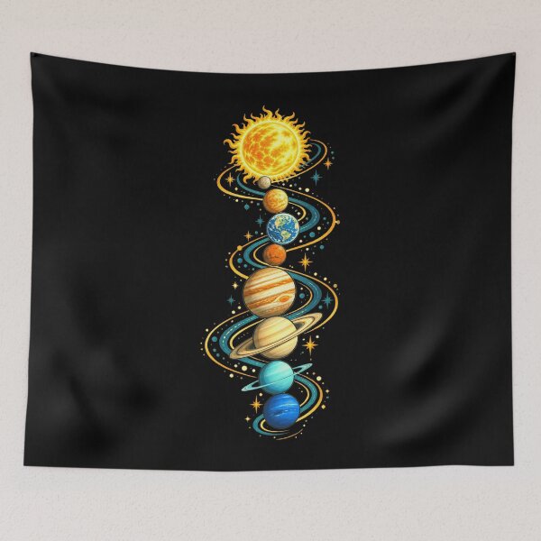 Item preview, Solar System Planets Space Lover Astronomy Fan designed and sold by FolkGraphics.