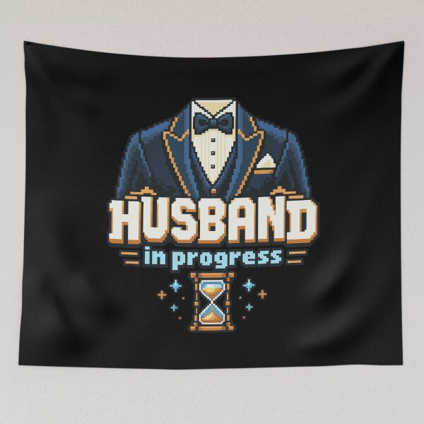 Item preview, Husband In Progress Future Husband Fiancé Groom Engagement designed and sold by FolkGraphics.