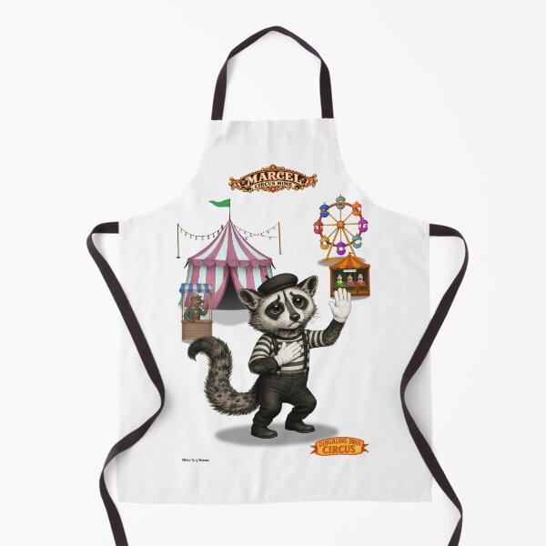 Item preview, Marcel Civet Mime: Vintage Circus Animal Parody designed and sold by MissTerryWoman.