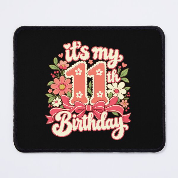 Item preview, It's My 11th Birthday Eleventh Birthday Eleven Years Old designed and sold by FolkGraphics.