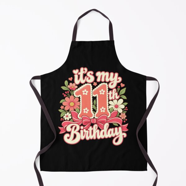 Item preview, It's My 11th Birthday Eleventh Birthday Eleven Years Old designed and sold by FolkGraphics.