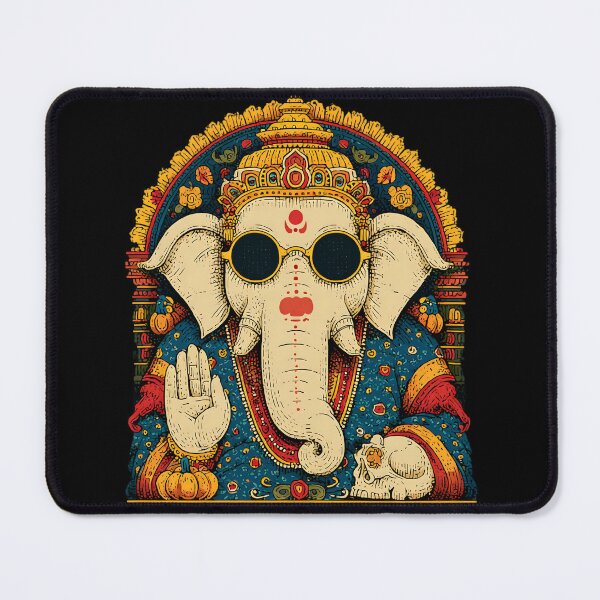 Item preview, Ganesha Sacred Guardian Vision – Ornamental Pop Art designed and sold by PANNARUK .