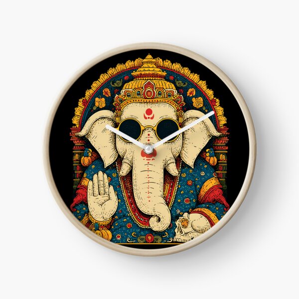 Item preview, Ganesha Sacred Guardian Vision – Ornamental Pop Art designed and sold by PANNARUK .