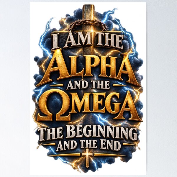 Item preview, This is a Christian design for God being the Alpha and Omega designed and sold by RBBeachDesigns.