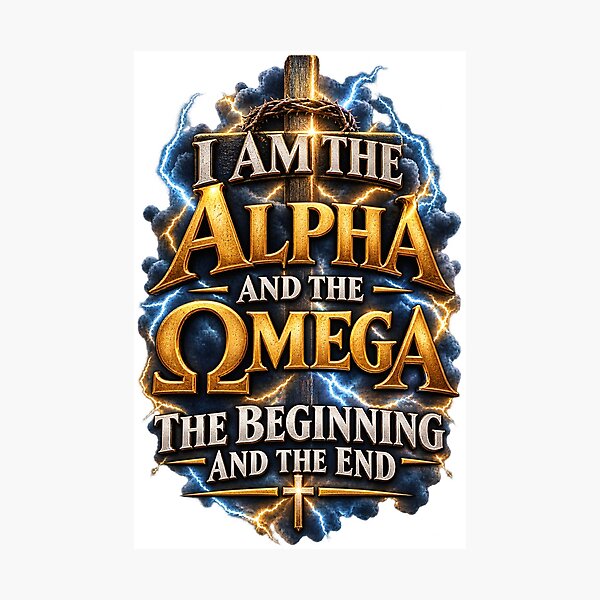 Item preview, This is a Christian design for God being the Alpha and Omega designed and sold by RBBeachDesigns.