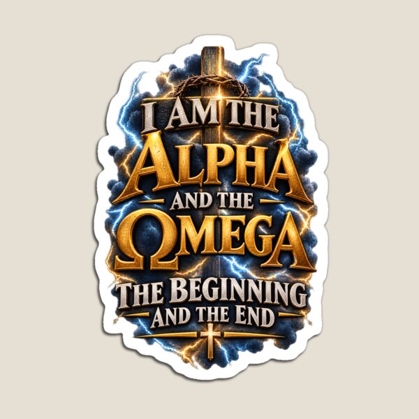 Item preview, This is a Christian design for God being the Alpha and Omega designed and sold by RBBeachDesigns.