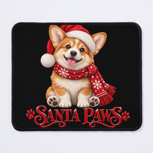 Item preview, Santa Paws Corgi Christmas Dog designed and sold by Lumvero.
