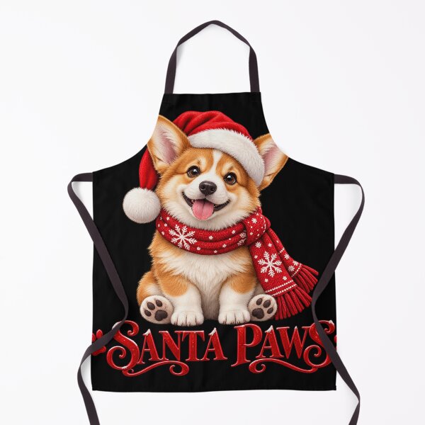 Item preview, Santa Paws Corgi Christmas Dog designed and sold by Lumvero.