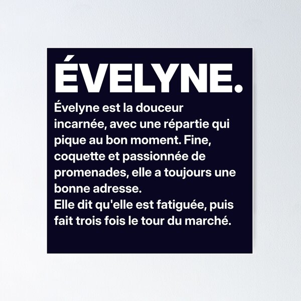 Item preview, Evelyne - Vintage Humorous Name Gift for Women designed and sold by Jayteezy.