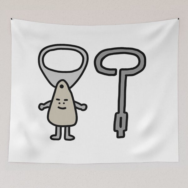 Item preview, Tab guy and key designed and sold by superbaechoo.