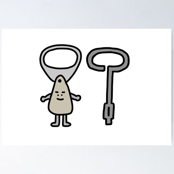 Item preview, Tab guy and key designed and sold by superbaechoo.