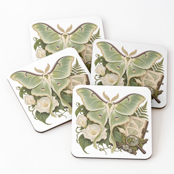 Item preview, Luna Moth Wing Study – Moth Botanical Illustration designed and sold by Xnuery.